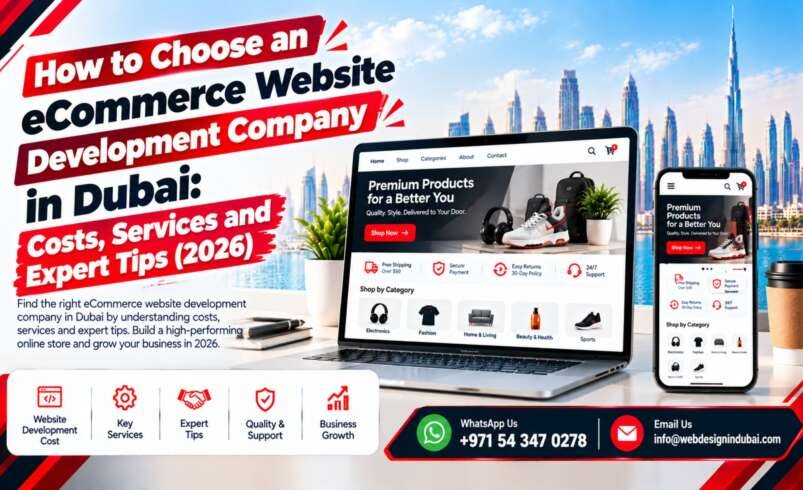 How to Choose an eCommerce Website Development Company in Dubai: Costs, Services and Expert Tips (2026)