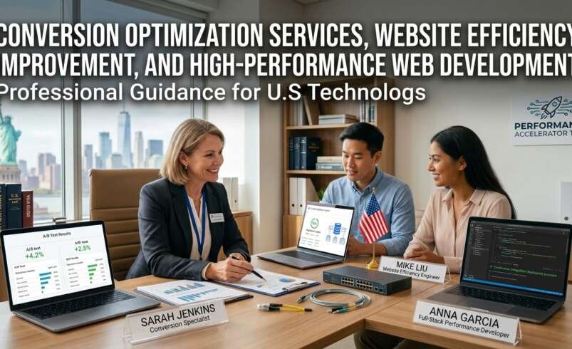 Conversion Optimization Services, Website Efficiency Improvement, and High-Performance Web Development