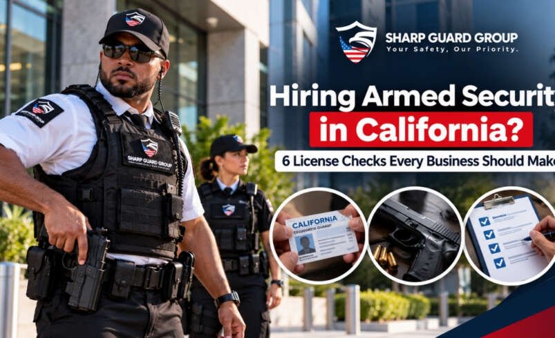 Hiring Armed Security in California? 6 License Checks Every Business Should Make