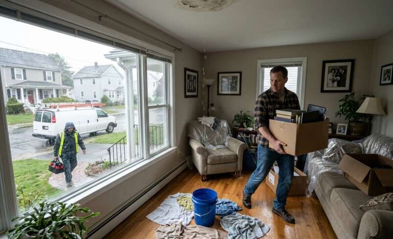 How Can You Reduce Interior Water Damage While Waiting for Emergency Roof Repair in Pawtucket RI?