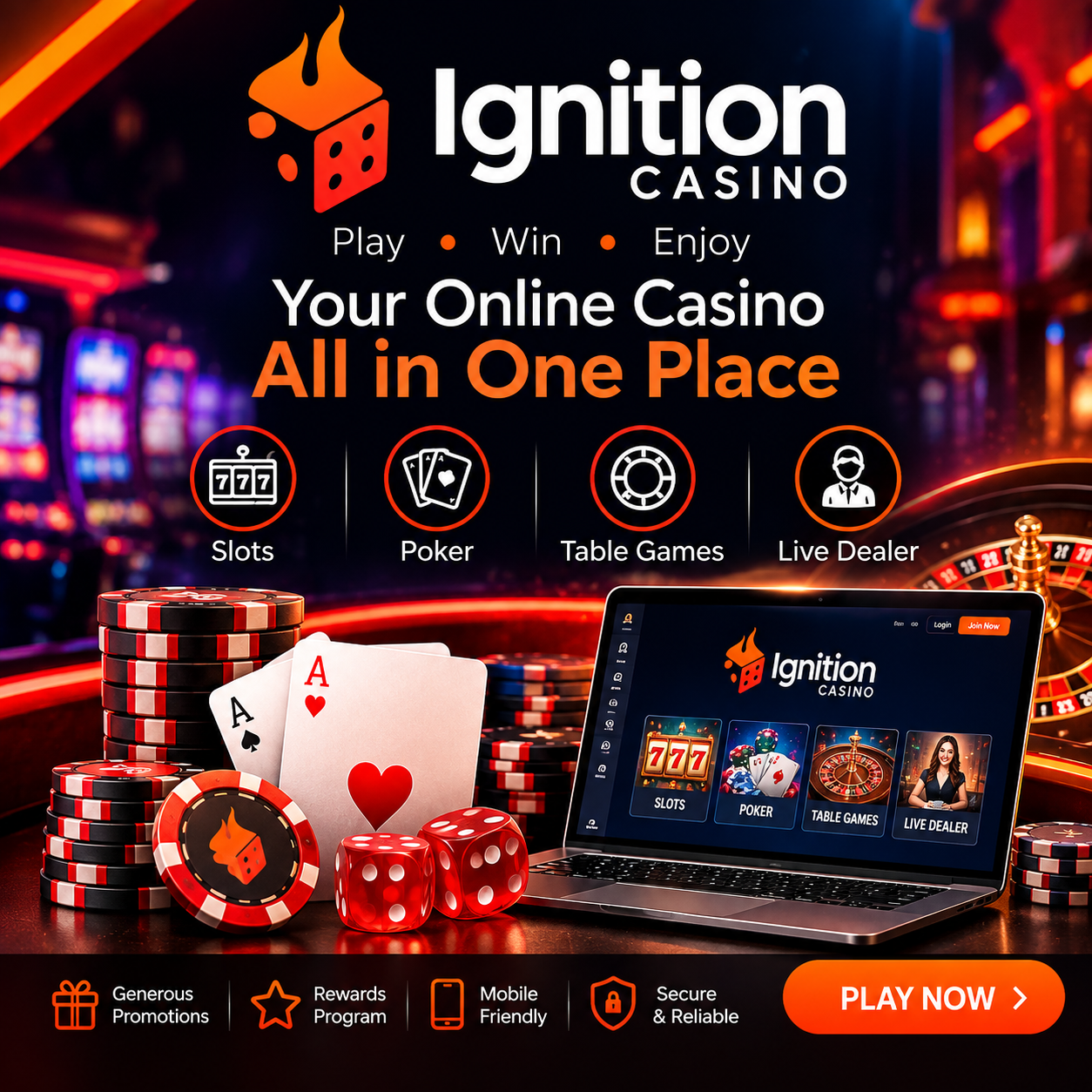 Ignition Casino Online: Exploring Play Options, Bonuses & Rewards