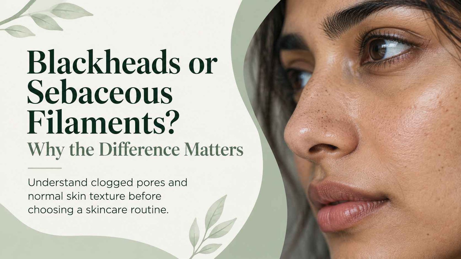 Blackheads or Sebaceous Filaments? Why the Difference Matters When Choosing Skincare Products in Pakistan