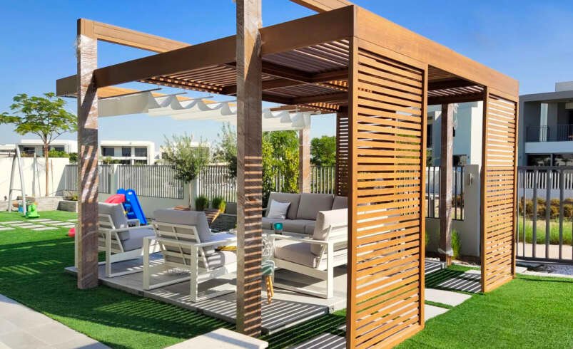 Wooden Pergola UAE – Custom Outdoor Pergola Solutions